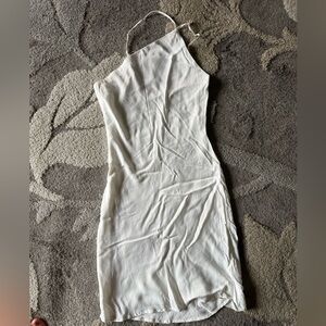 White bershka mini dress